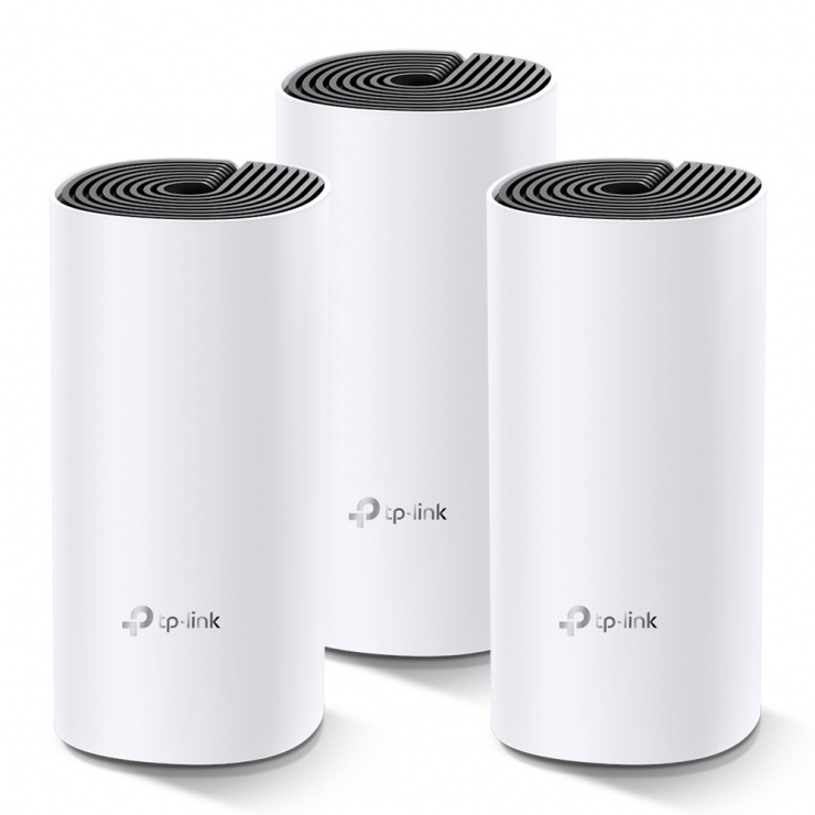 Sistem wireless Complete Coverage MESH AC1200, TP-LINK Deco M4(3-pack) conectica.ro